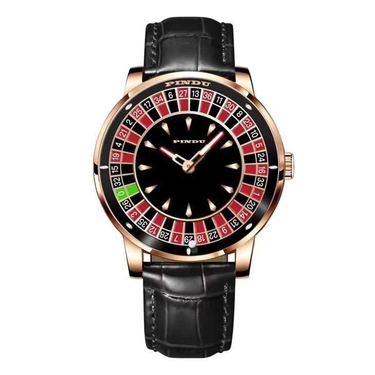 Diamond Gambling Disk Rotate Rellotge mecànic Rullet per a home